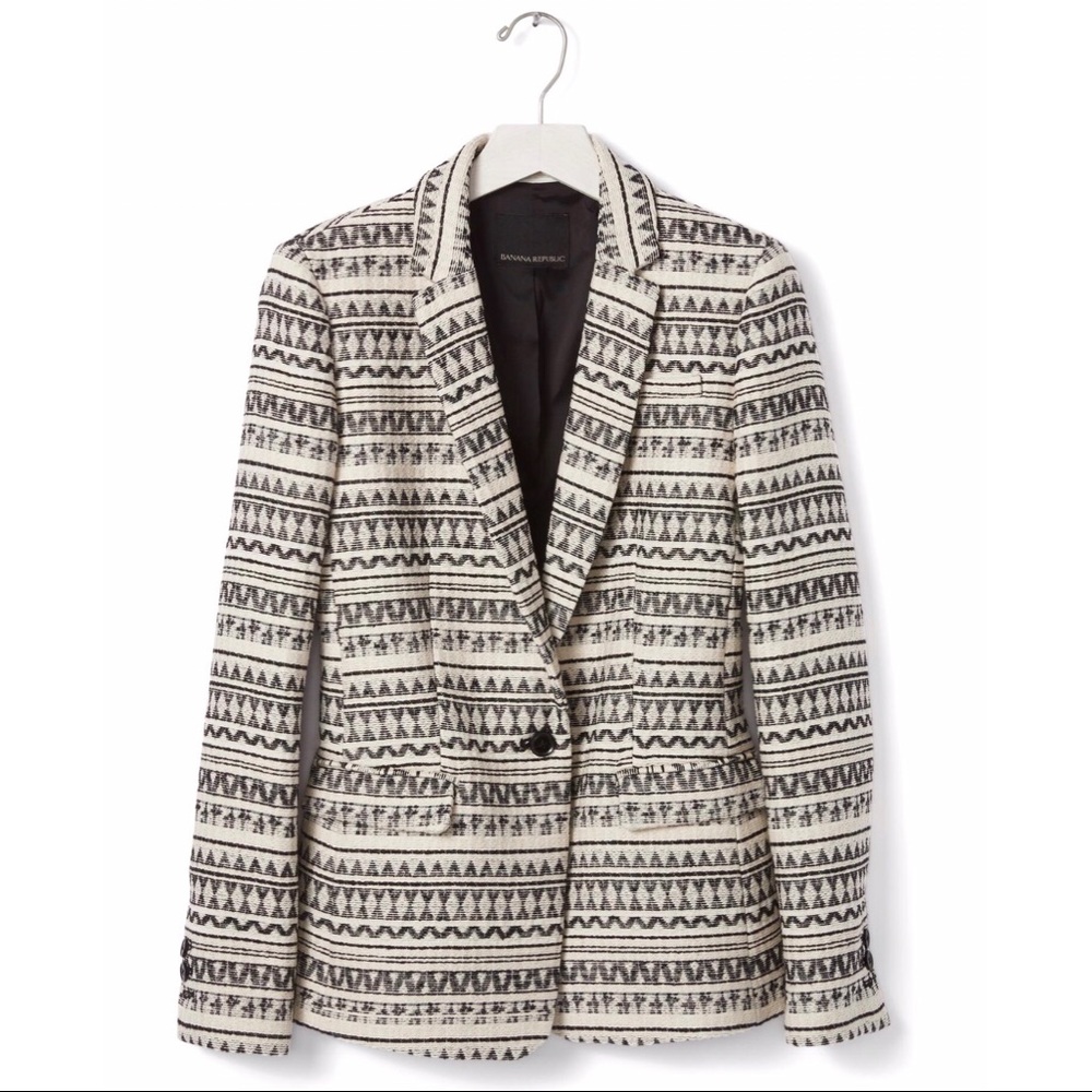 Hold Banana republic jacquard jacket